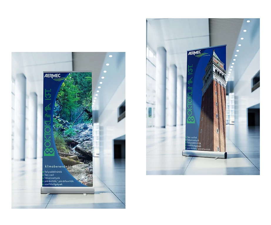 OKTOKLIMA KFT. - Roll ups for exhibition