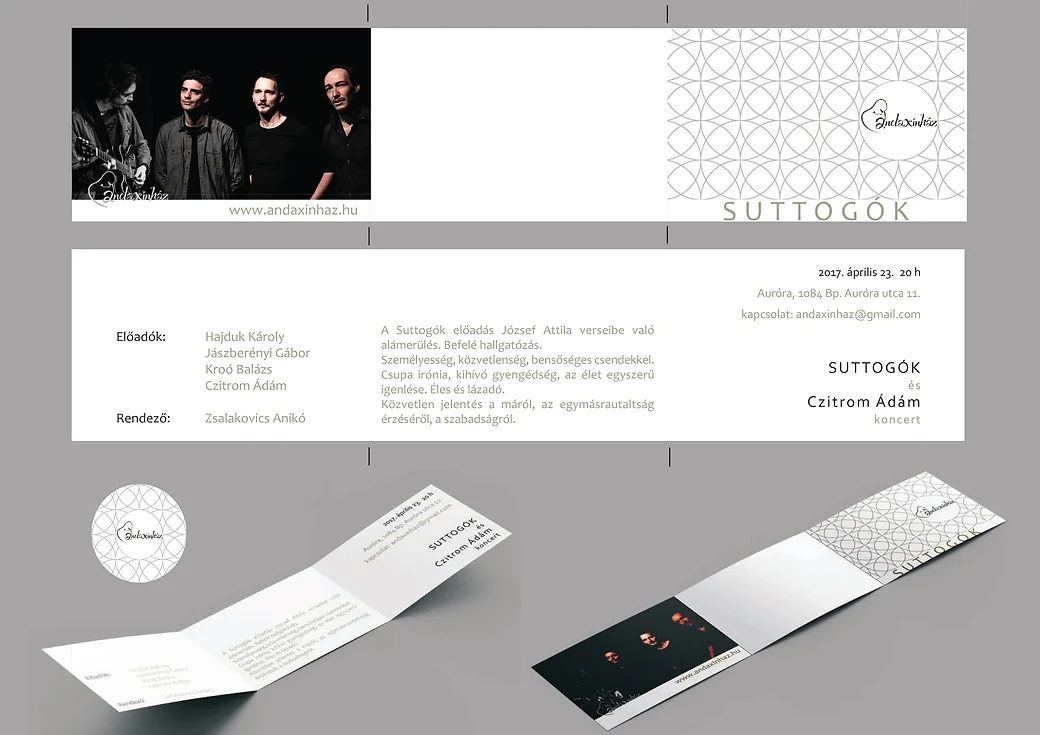 THEATER -trifold design-business card