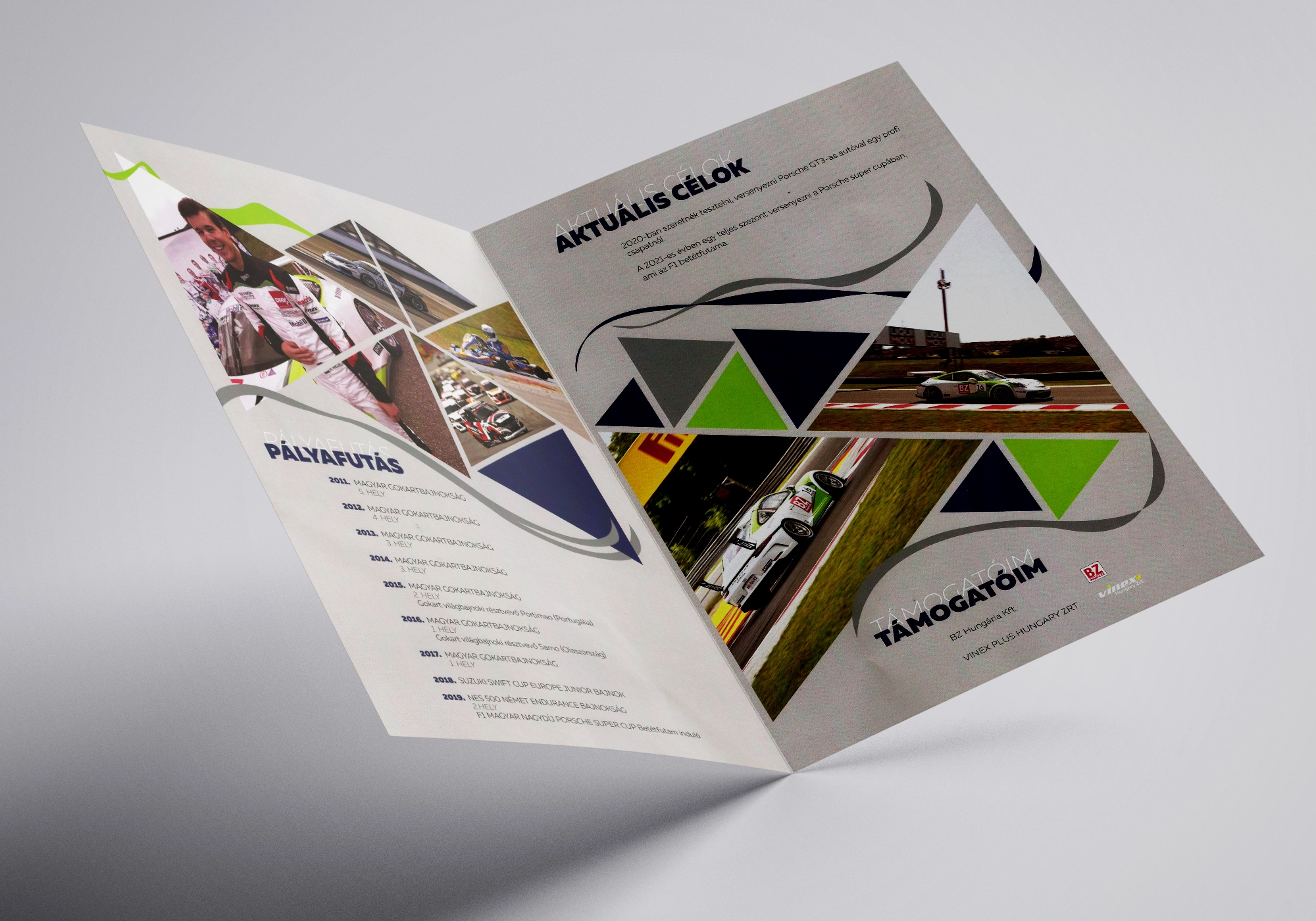 VINCZE ADAM Car Racing brochure