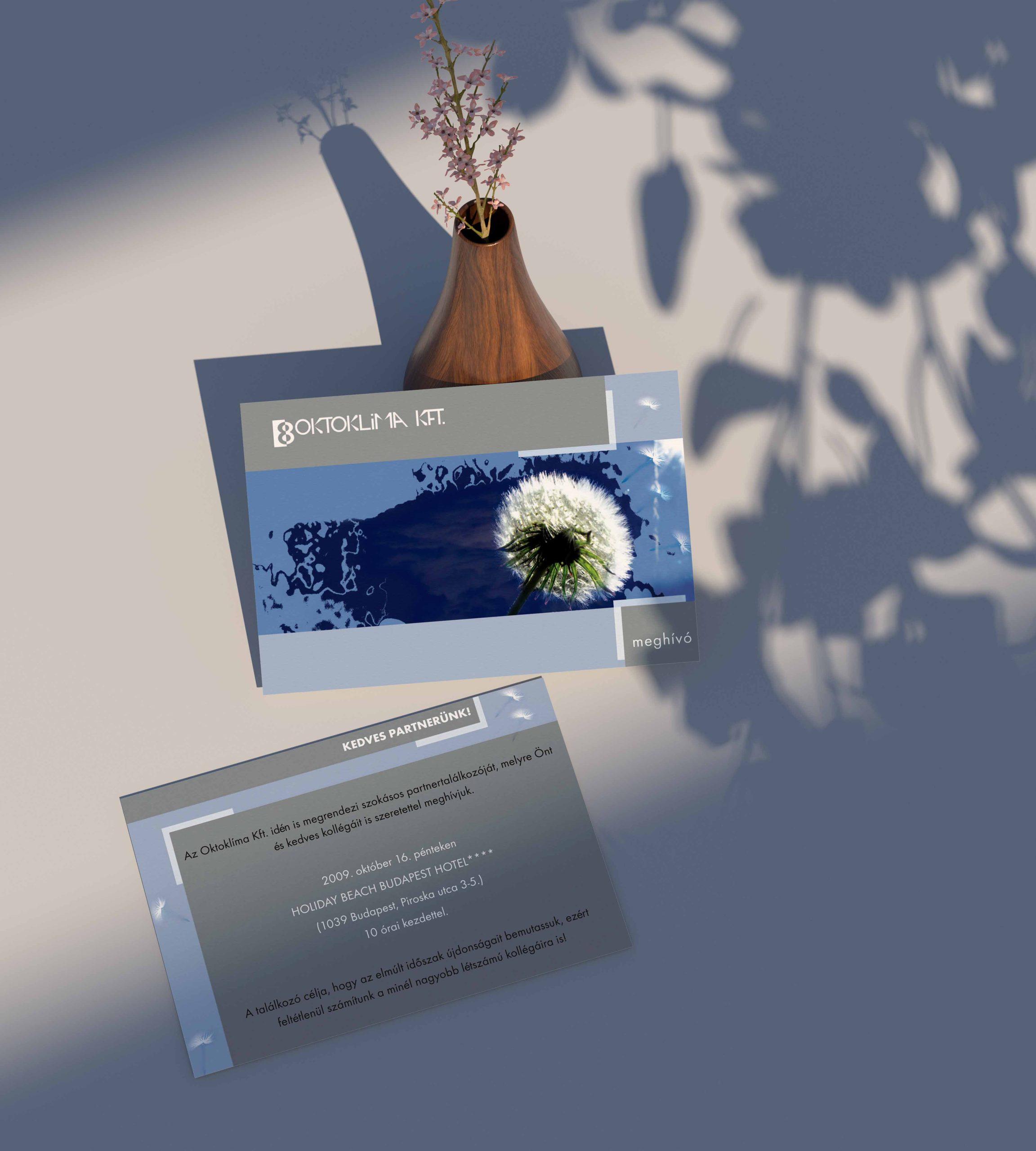 OKTOKLIMA KFT. -  invitation card
