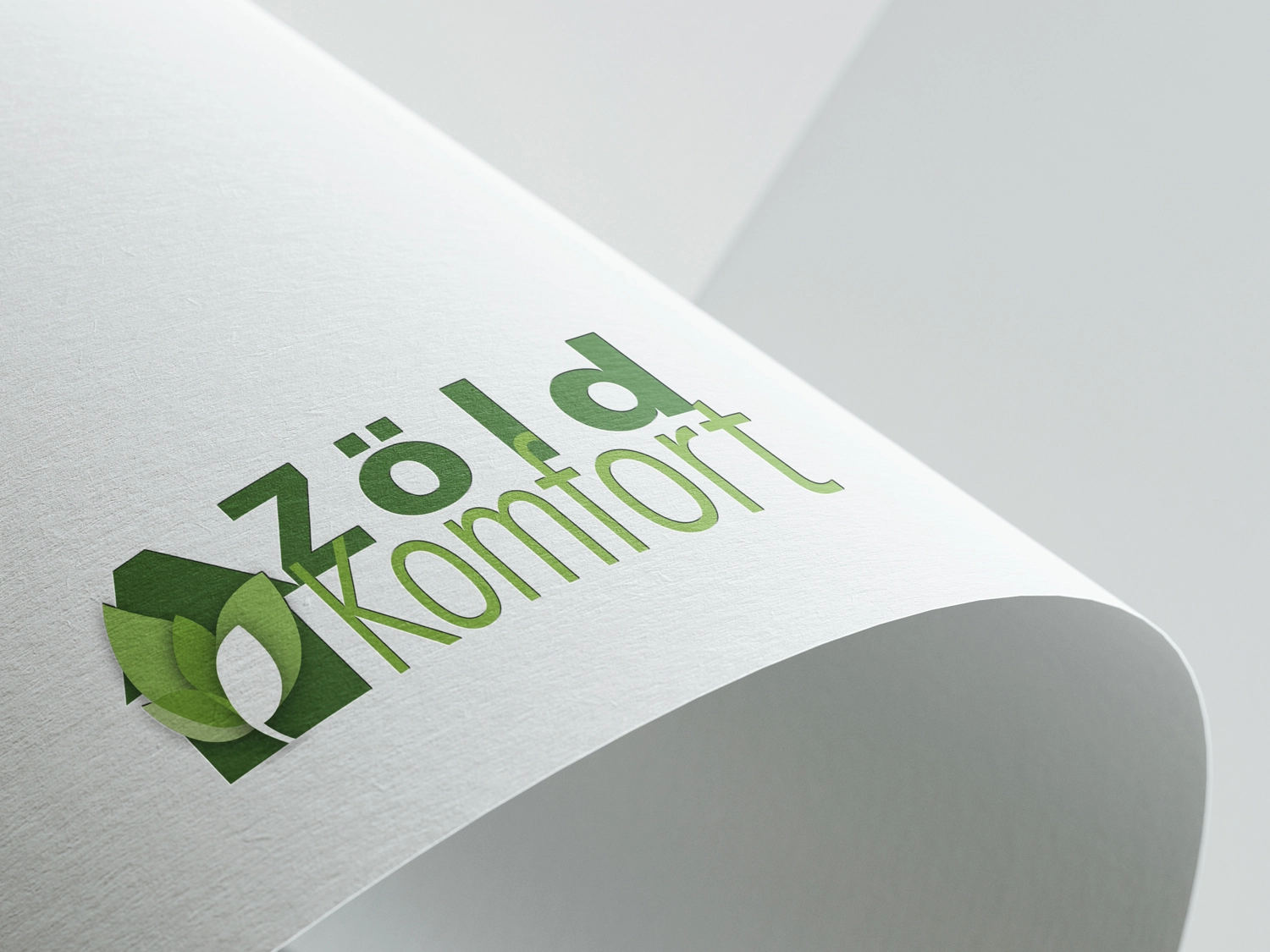 ZÖLD KOMFORT logo design